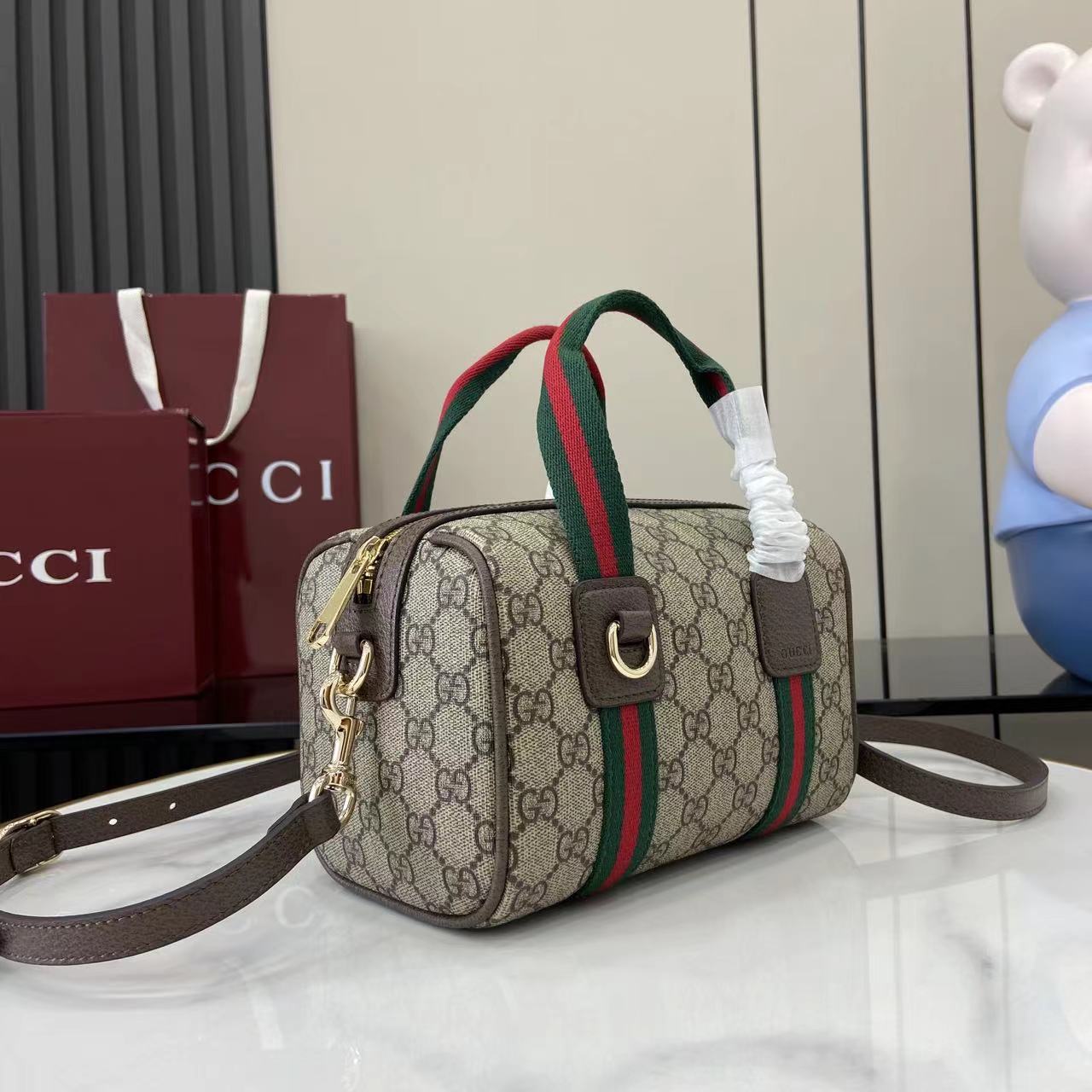 Gucci Mini GG Duffle Bag - DopestKickz