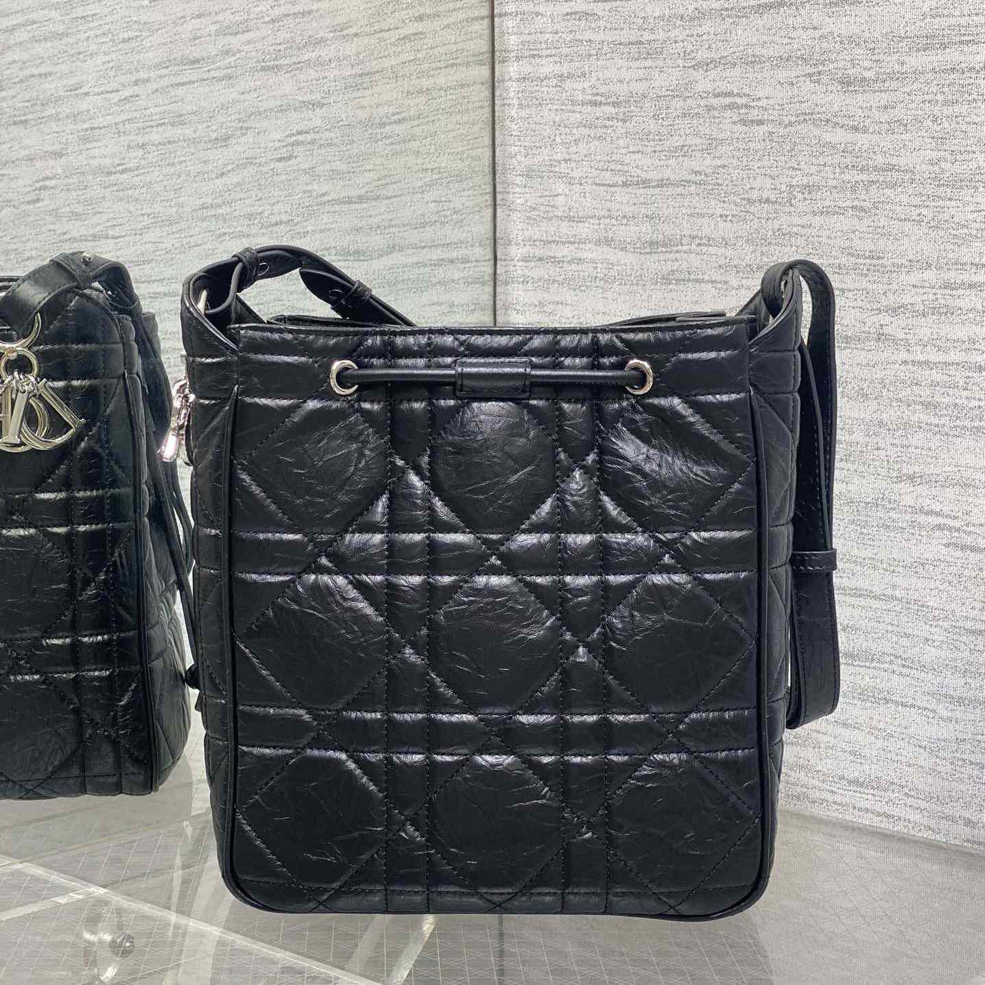 Dior Medium D-Motion Hobo Bucket Bag  - DopestKickz