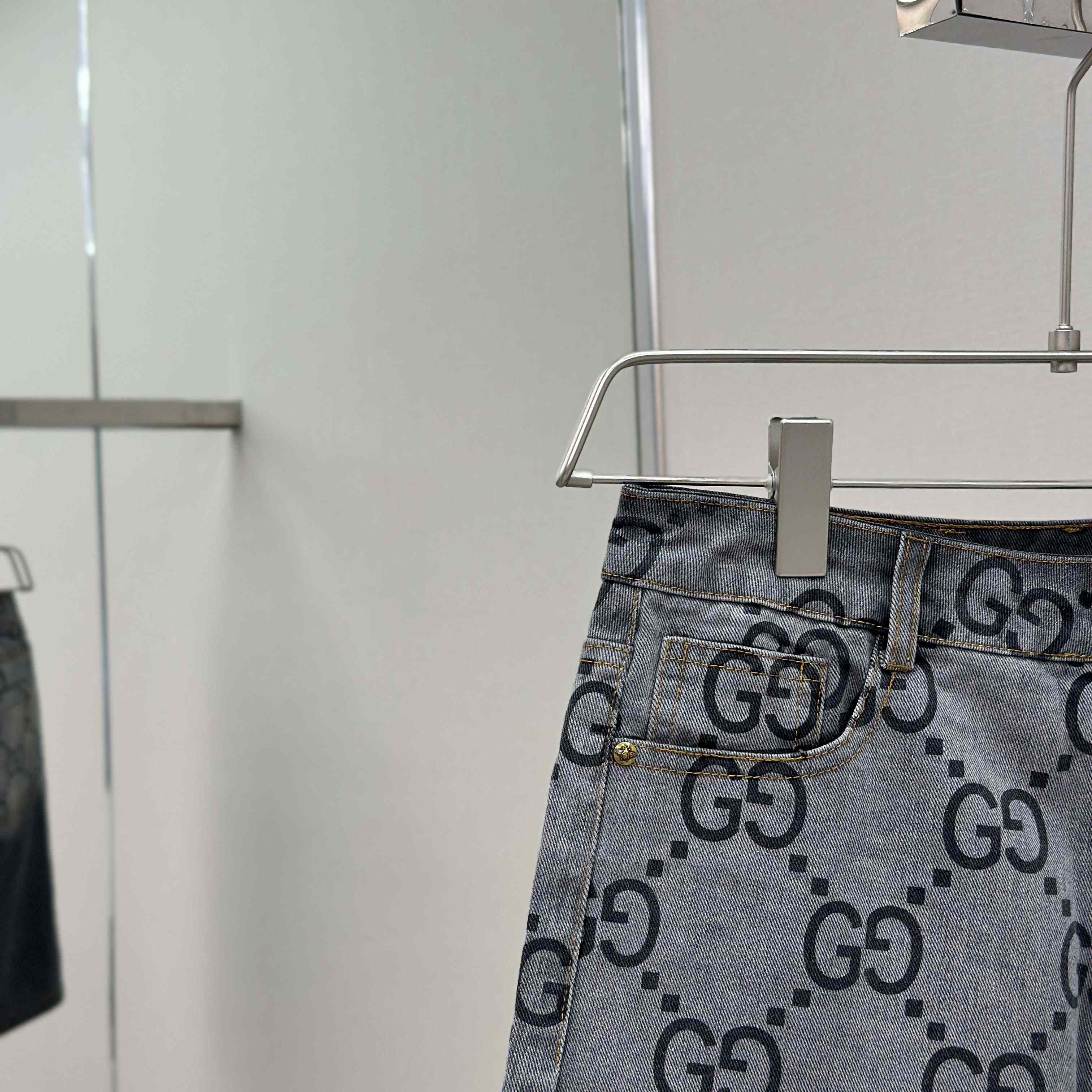 Gucci GG Denim Shorts - DopestKickz