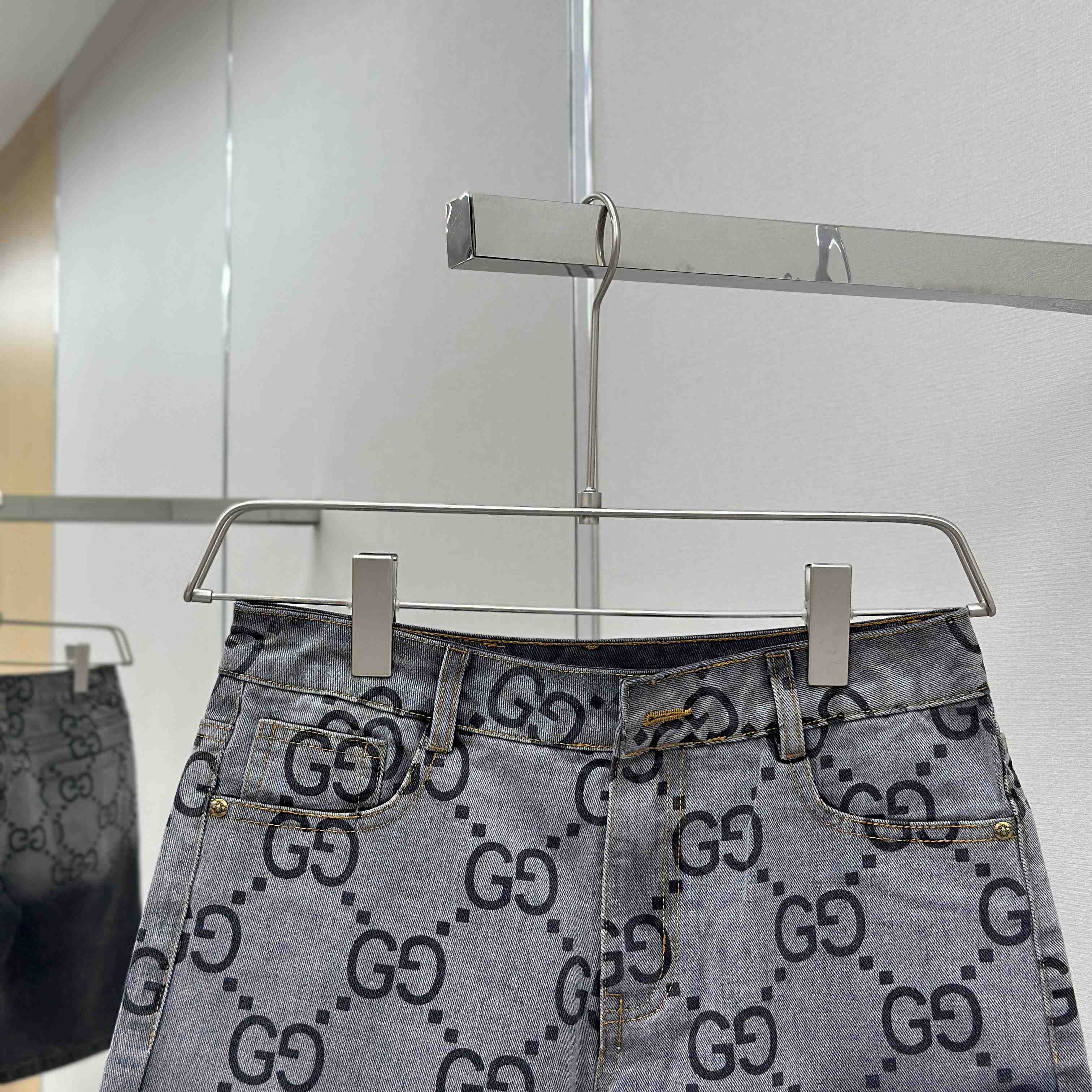 Gucci GG Denim Shorts - DopestKickz