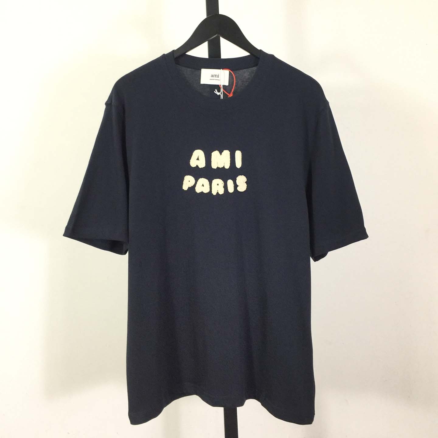 AMI Paris T-Shirt In Dark Blue - DopestKickz