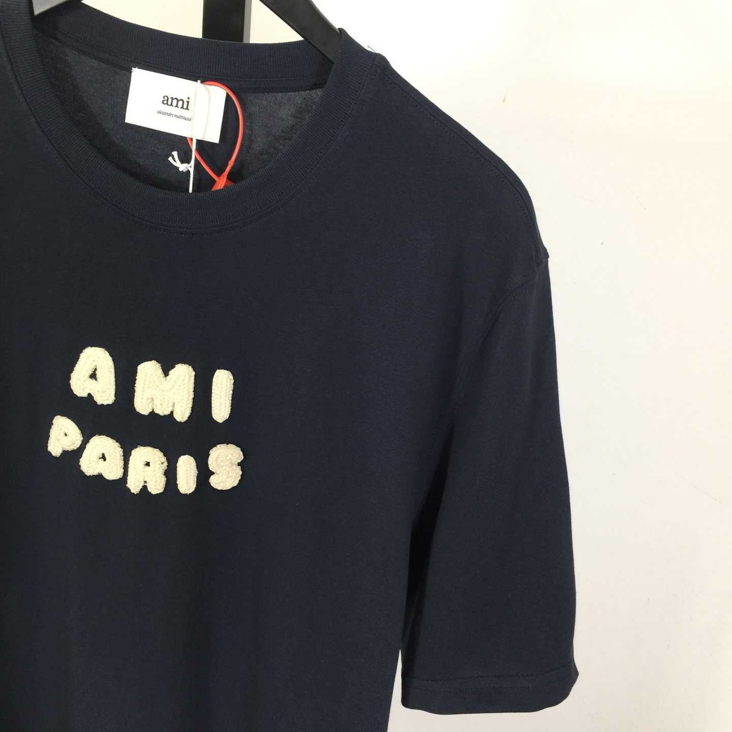 AMI Paris T-Shirt In Dark Blue - DopestKickz