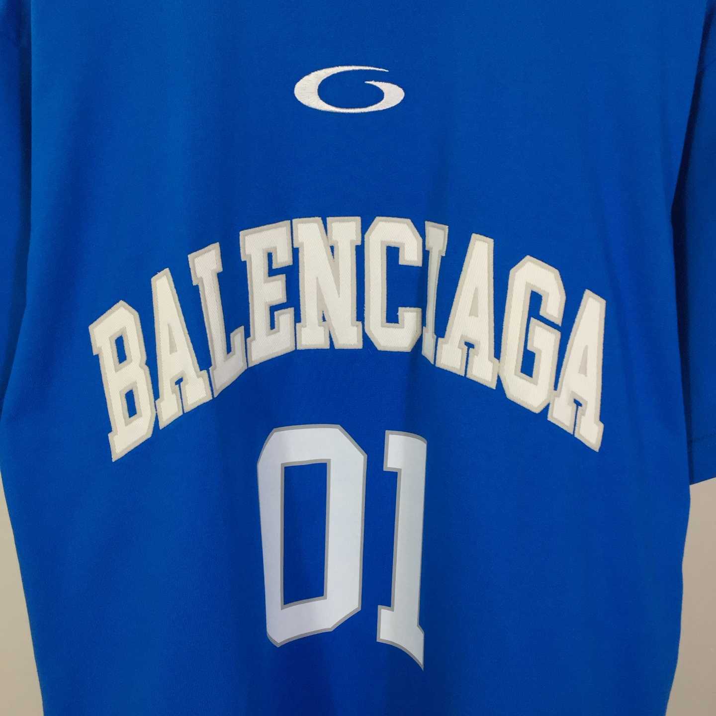 Balenciaga Basketball Series - Oversized T-Shirt In Blue - DopestKickz