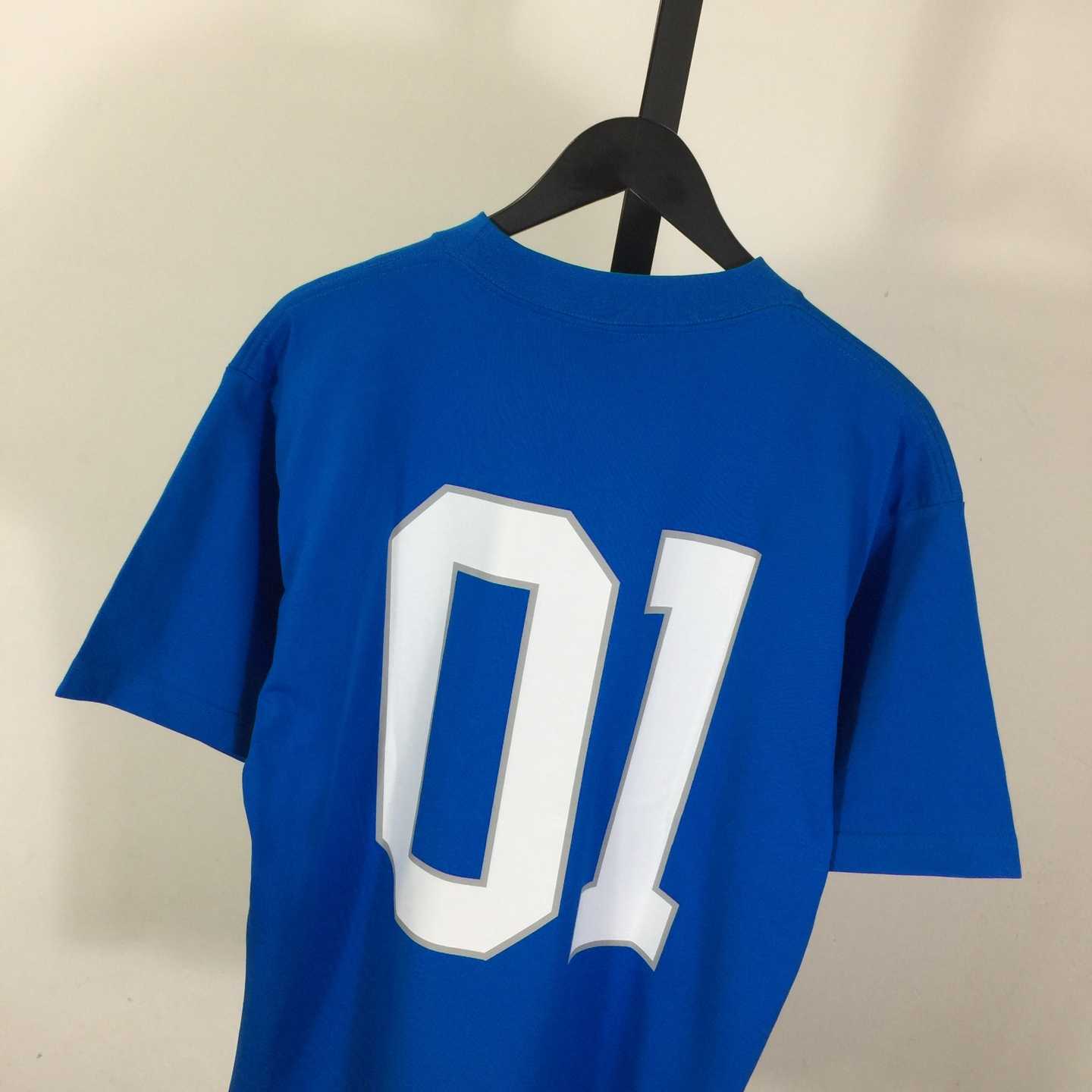 Balenciaga Basketball Series - Oversized T-Shirt In Blue - DopestKickz