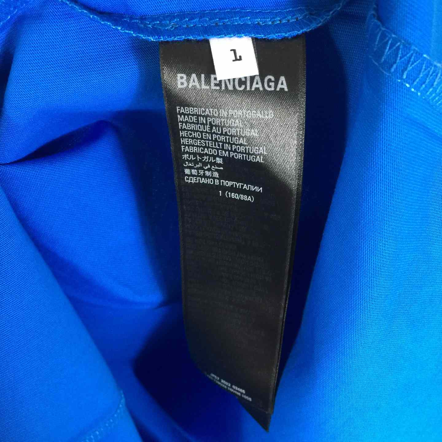 Balenciaga Basketball Series - Oversized T-Shirt In Blue - DopestKickz