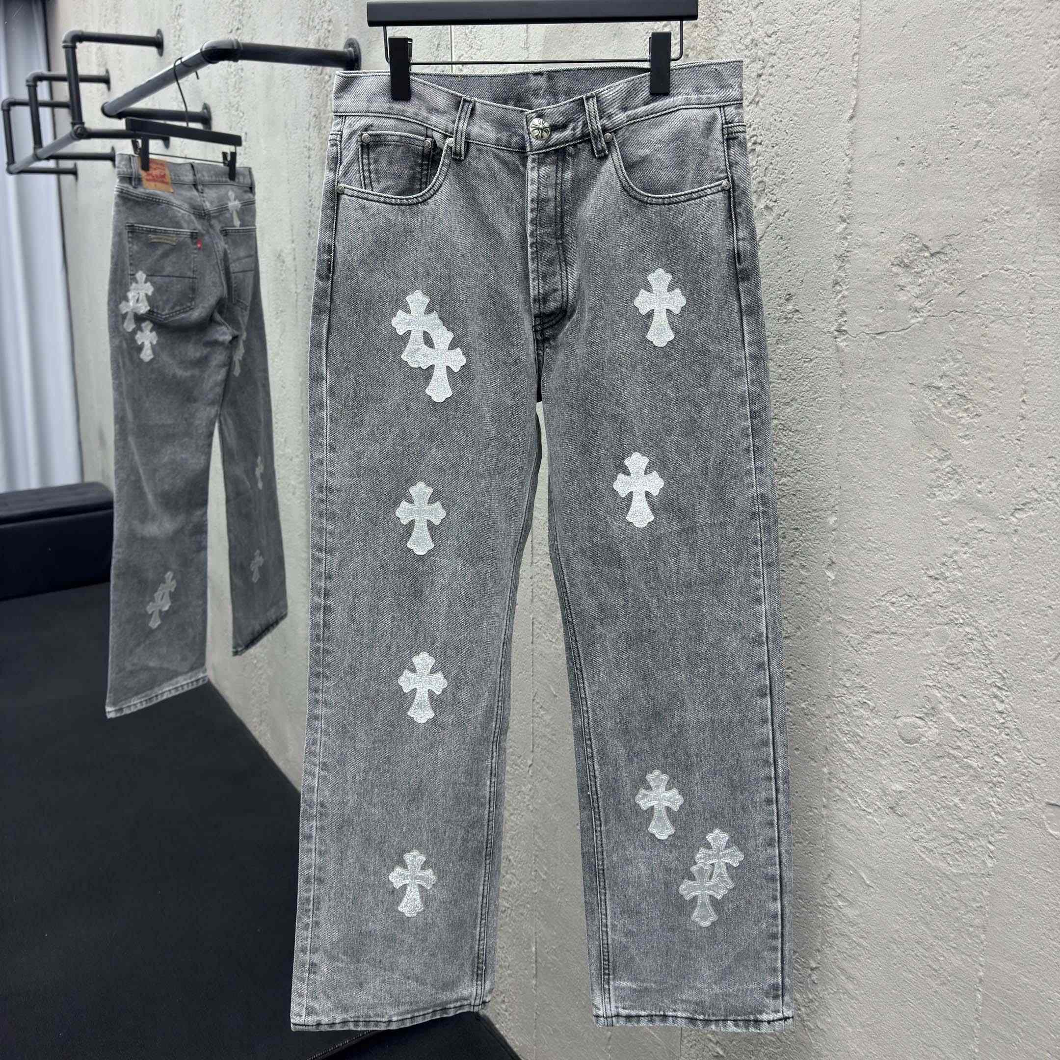 Chrome Hearts Jeans - DopestKickz