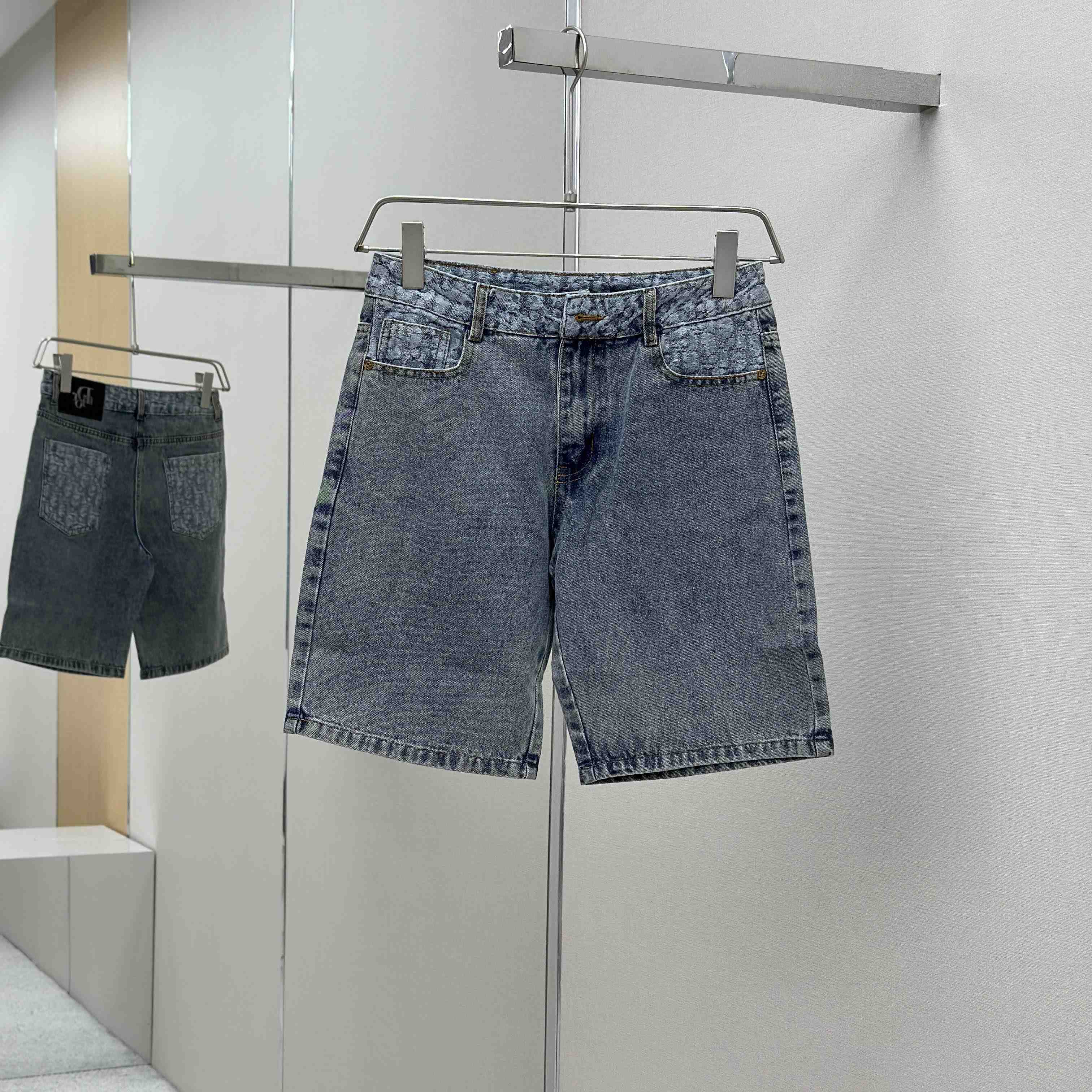 Dior Oblique Denim Shorts - DopestKickz