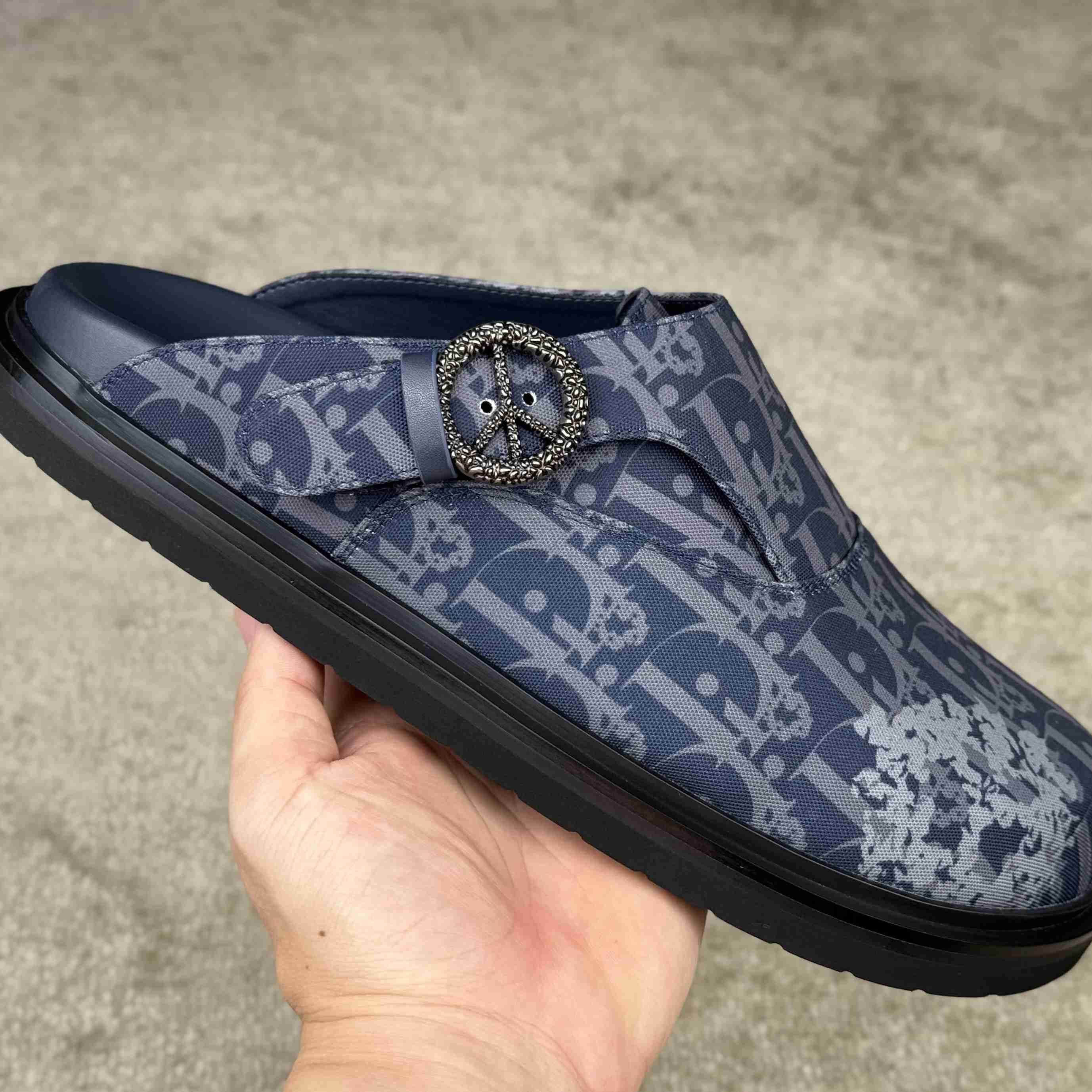 Denim Tears x Dior Aqua Mules - DopestKickz