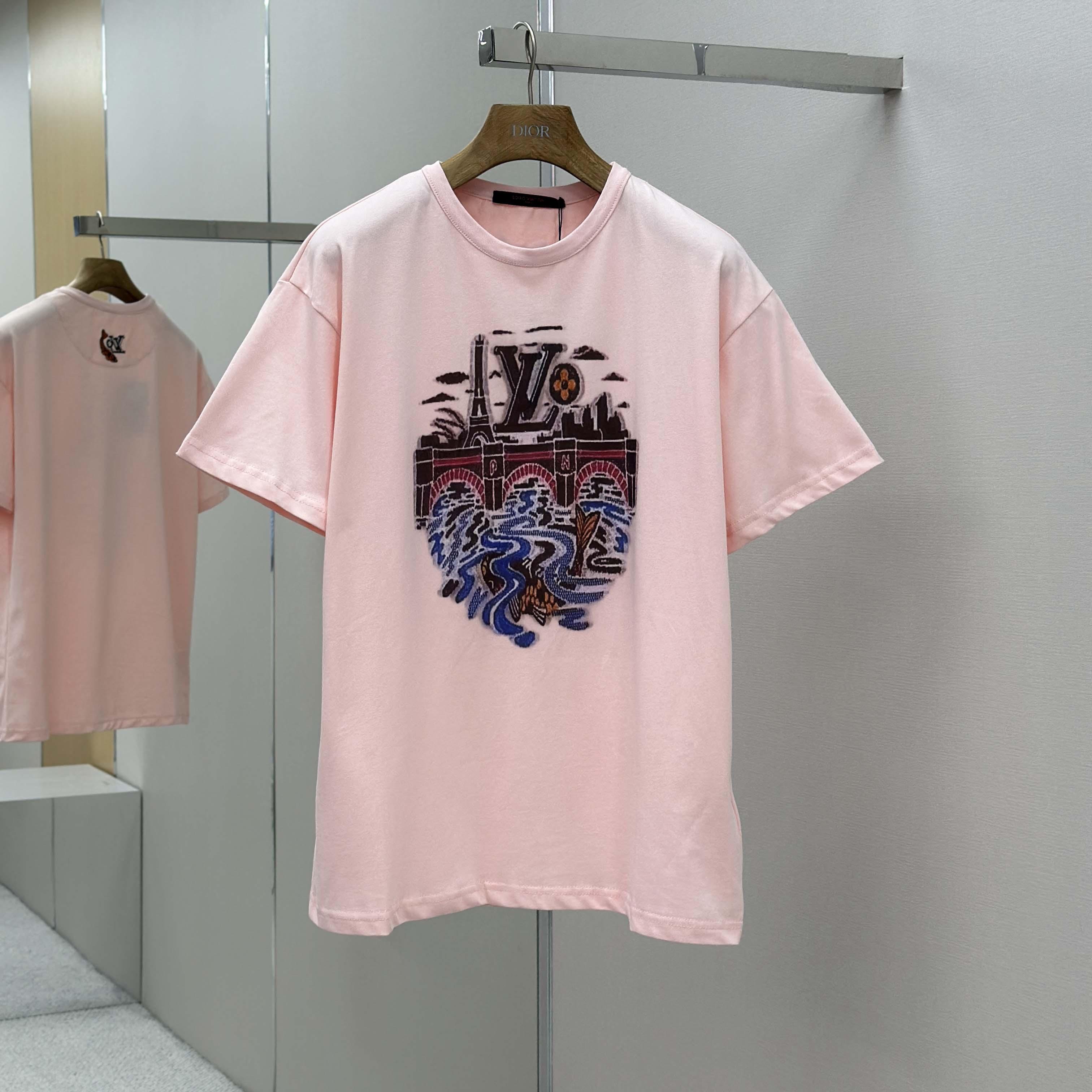 Louis Vuitton Graphic T-Shirt   1AIMMQ - DopestKickz
