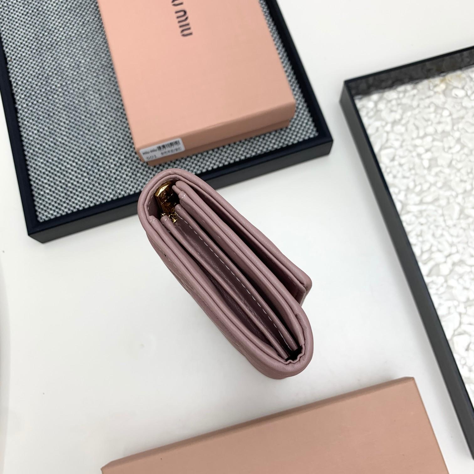 Miu Miu Nappa Wallet (19*10*2.5cm) - DopestKickz
