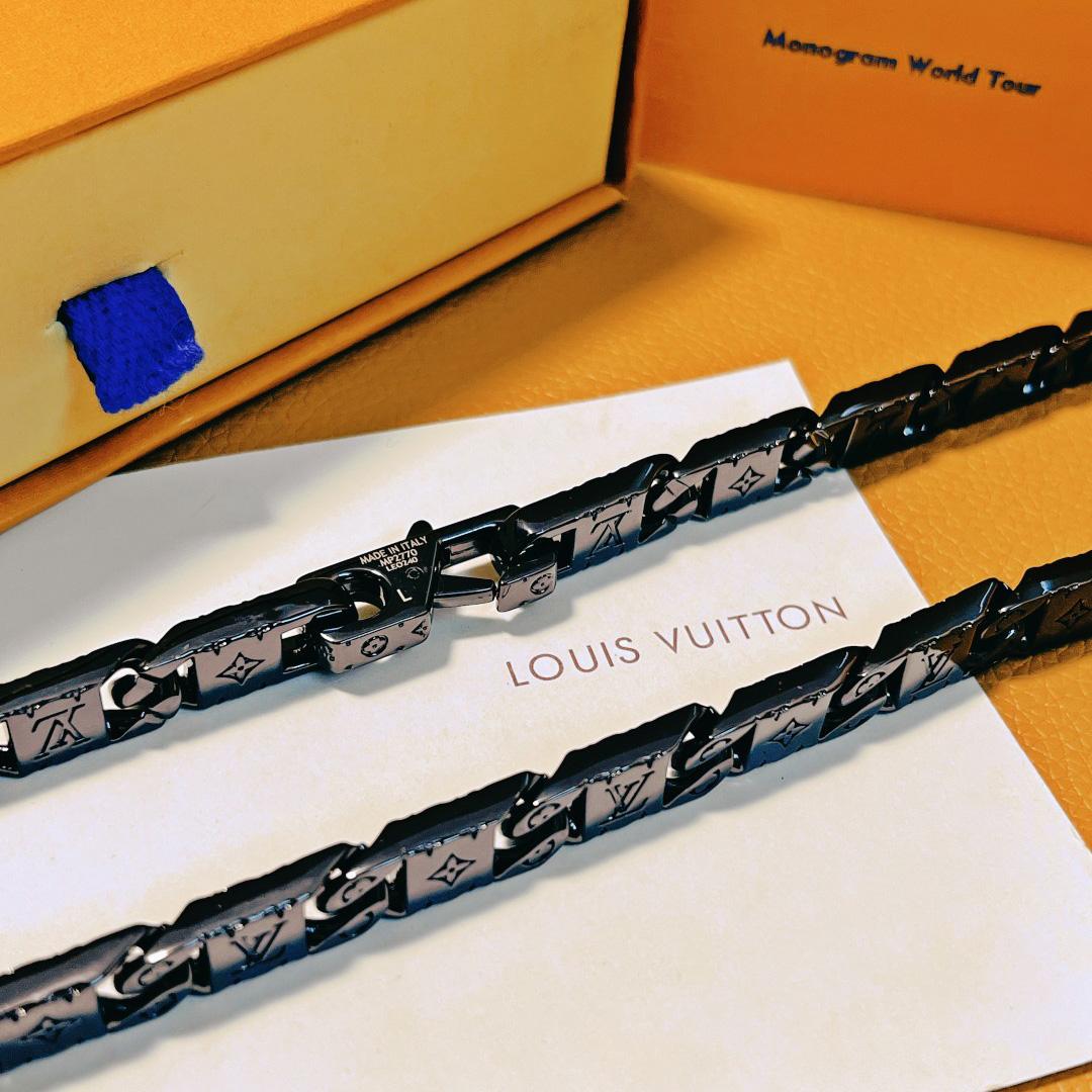 Louis Vuitton Monogram Tied Up Necklace   M01782 - DopestKickz