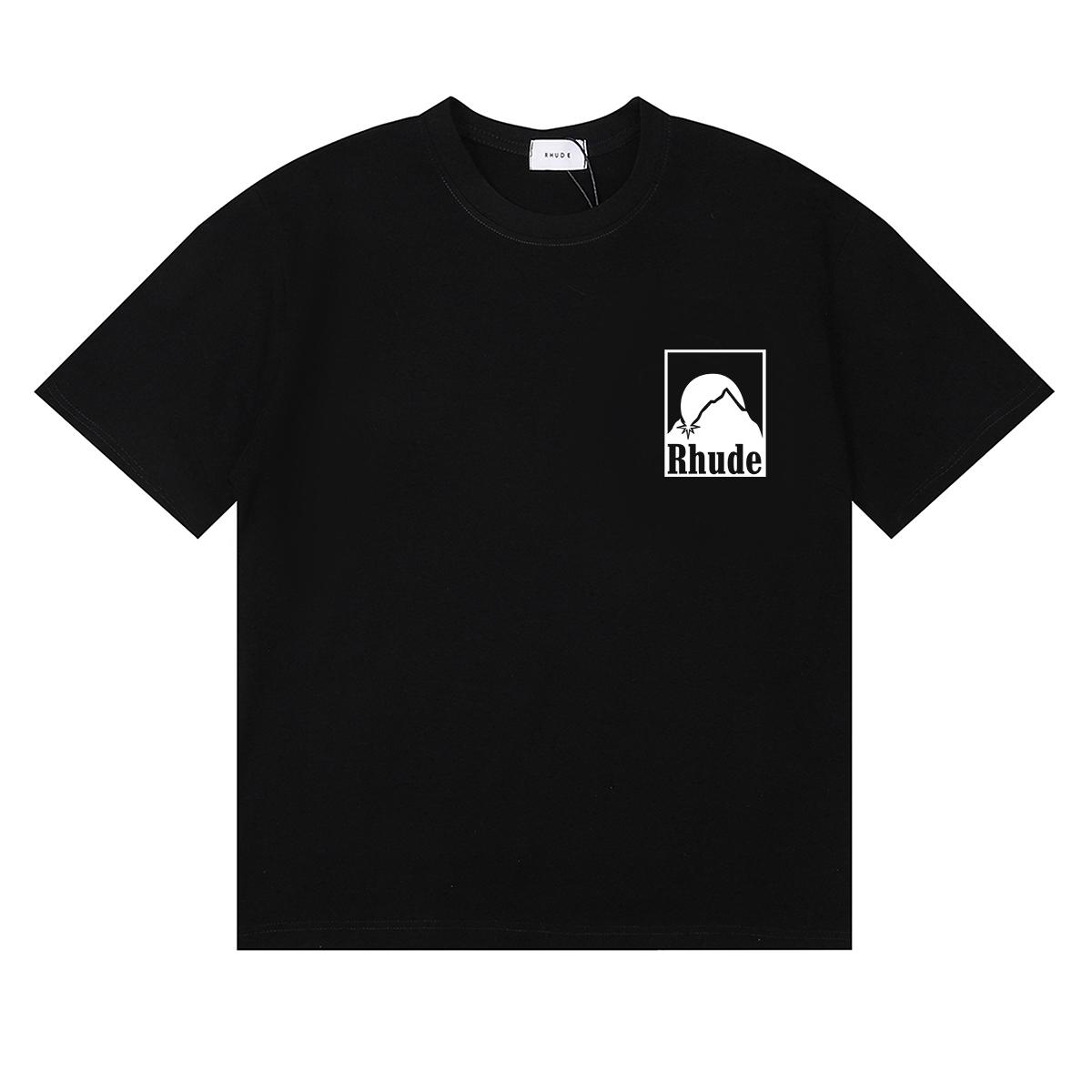 Rhude Off- Moonlight Badge T-Shirt - DopestKickz