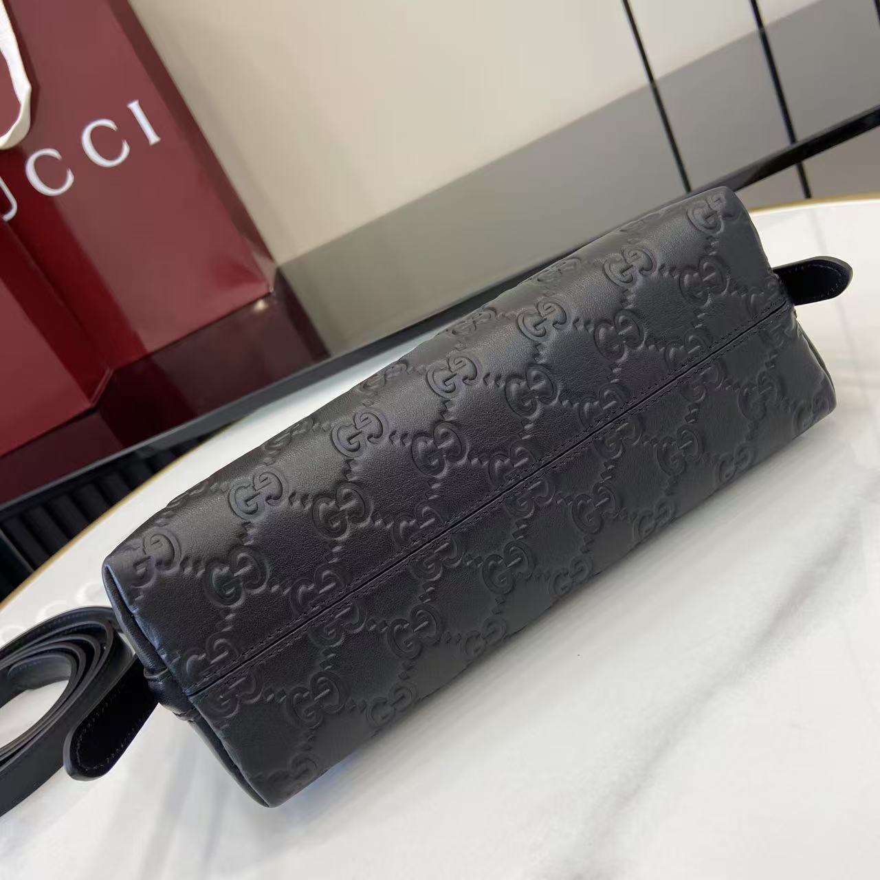 Gucci GG Emblem Small Shoulder Bag - DopestKickz