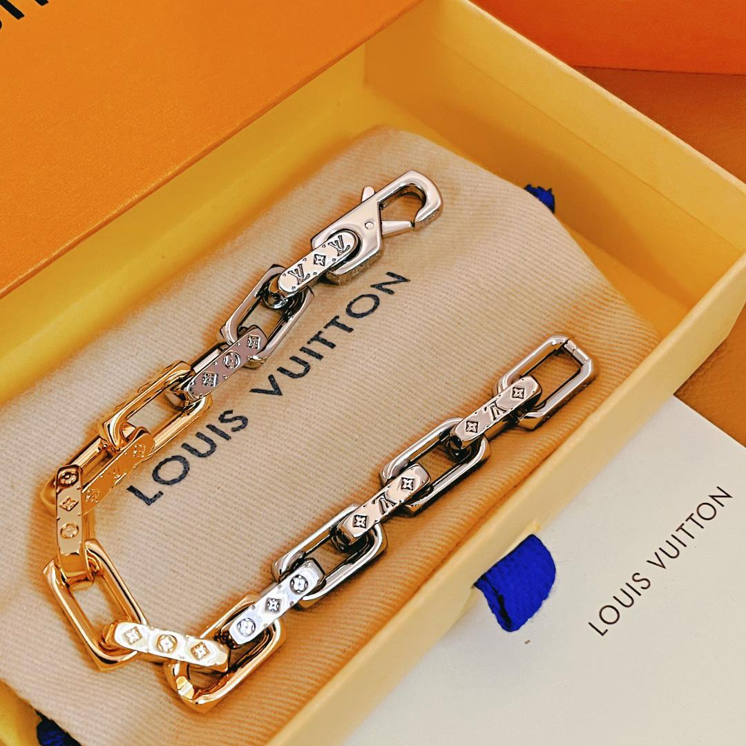 Louis Vuitton Monogram Chain Bracelet - DopestKickz