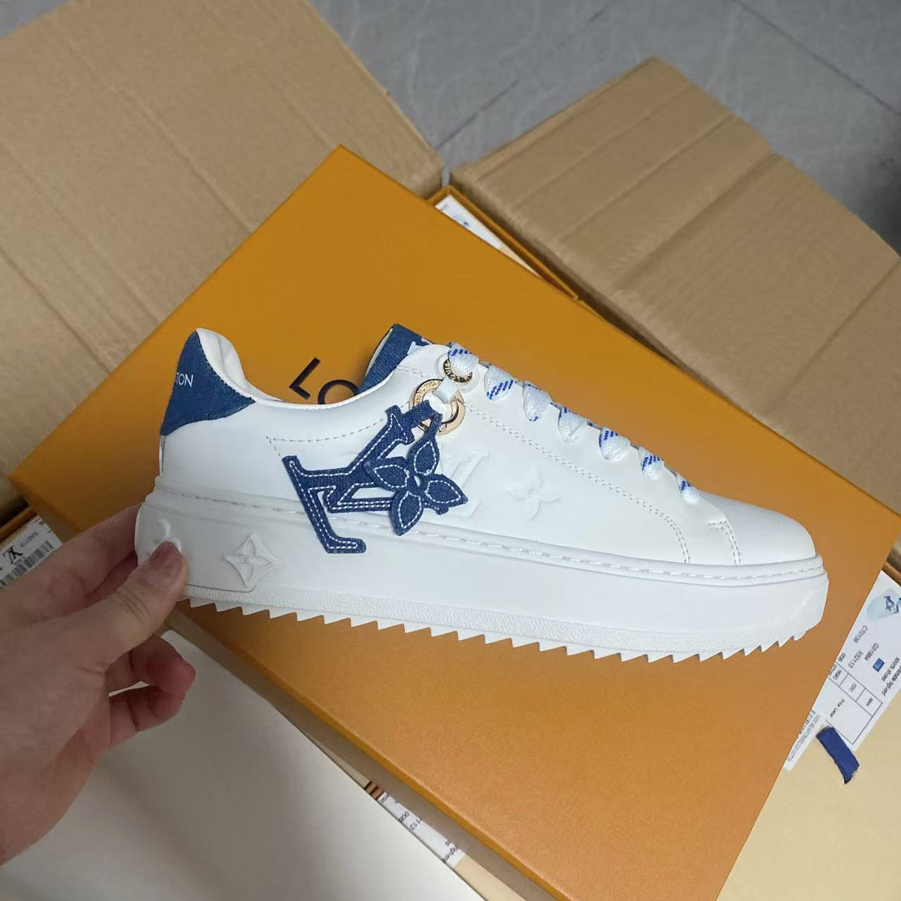 Louis Vuitton Time Out Sneaker    - DopestKickz