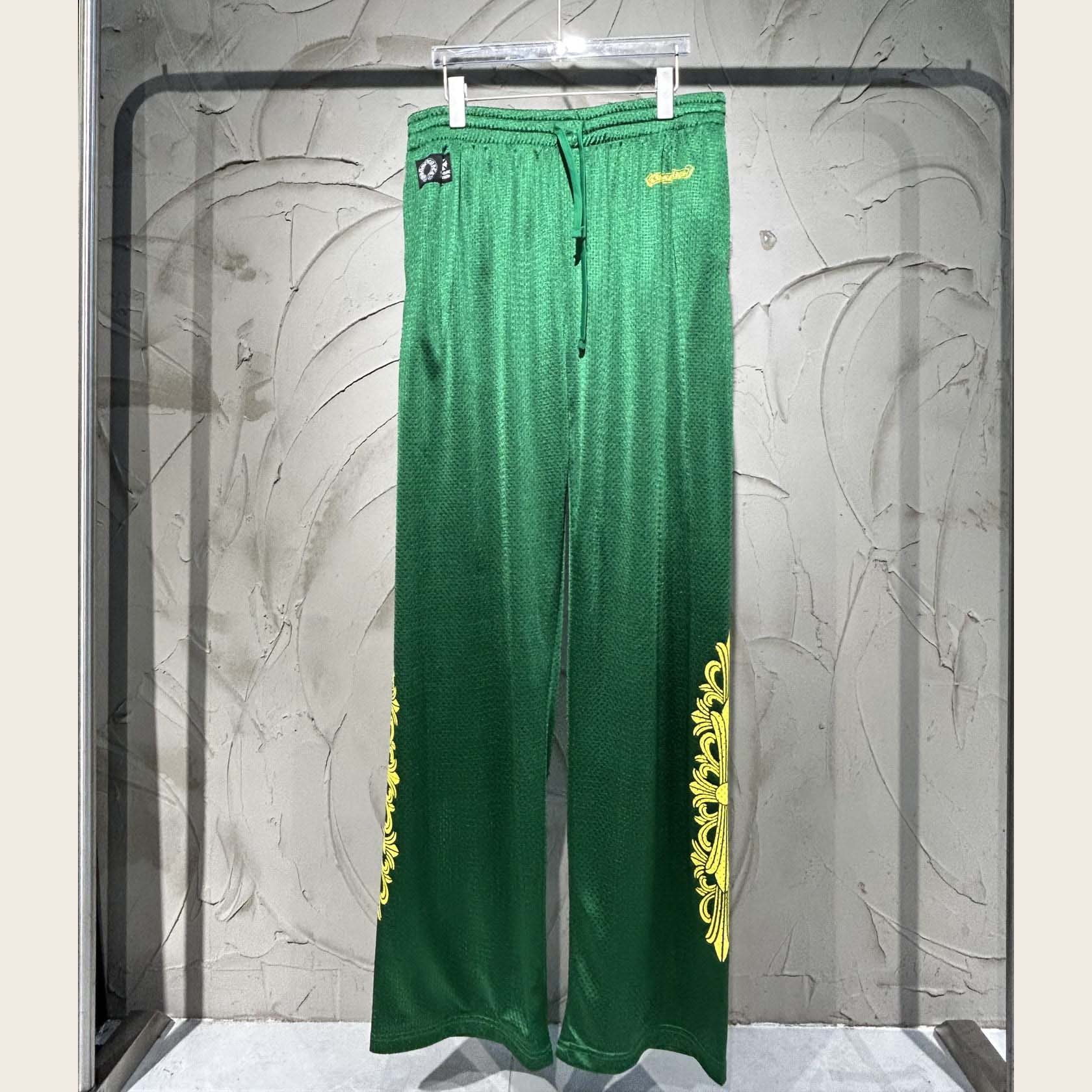 Chrome Hearts Chrome Hearts Floral Mesh Jersey Pants - DopestKickz