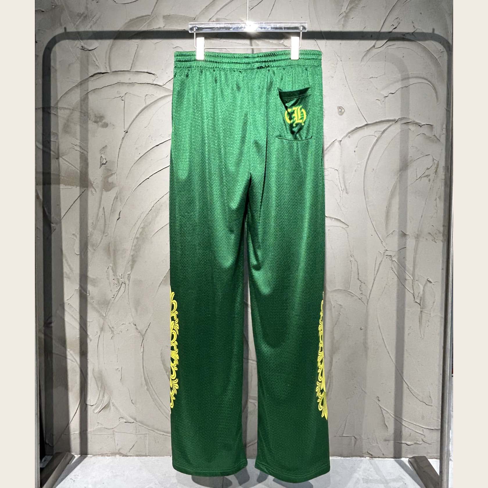 Chrome Hearts Chrome Hearts Floral Mesh Jersey Pants - DopestKickz
