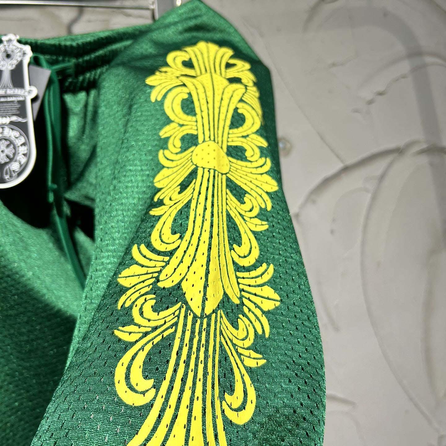 Chrome Hearts Chrome Hearts Floral Mesh Jersey Pants - DopestKickz