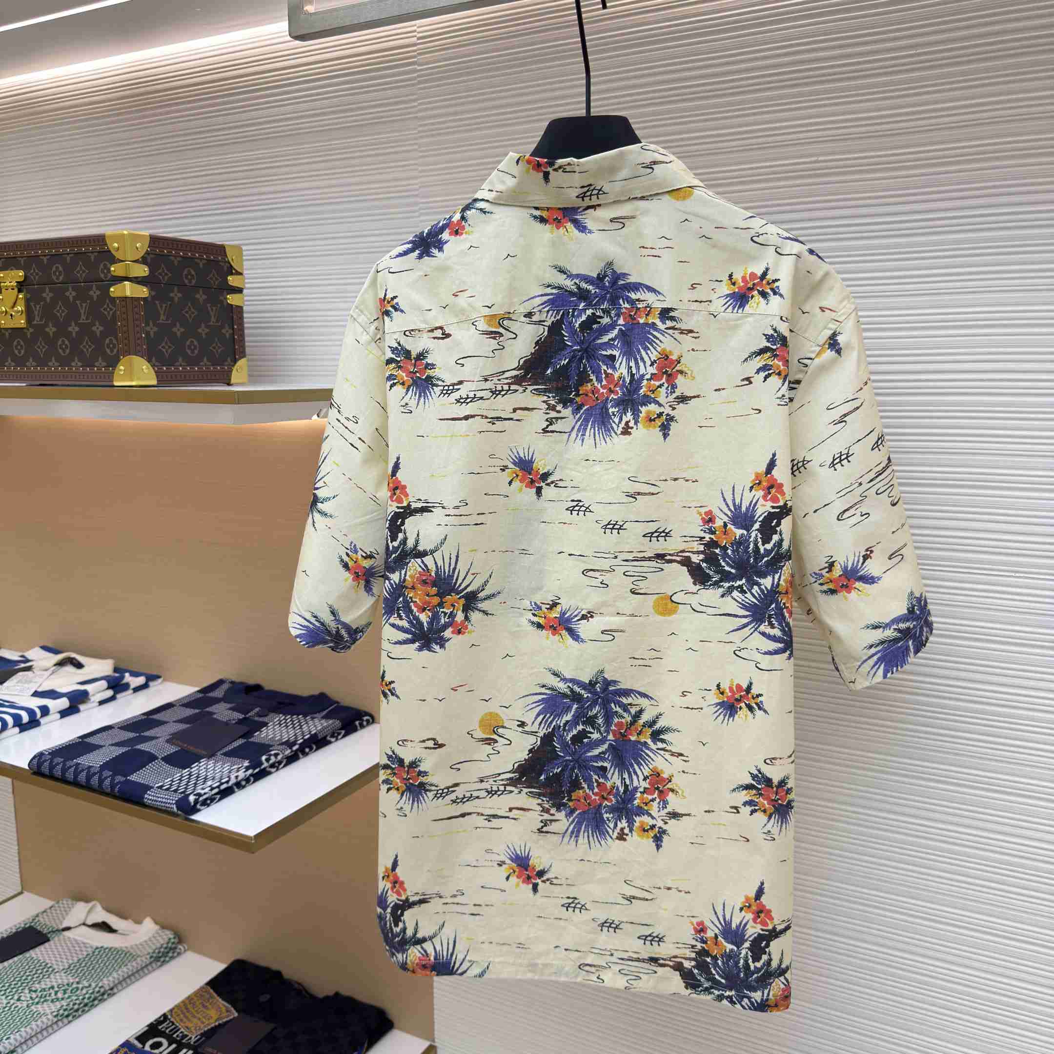 Prada Printed Cotton Bowling Shirt - DopestKickz
