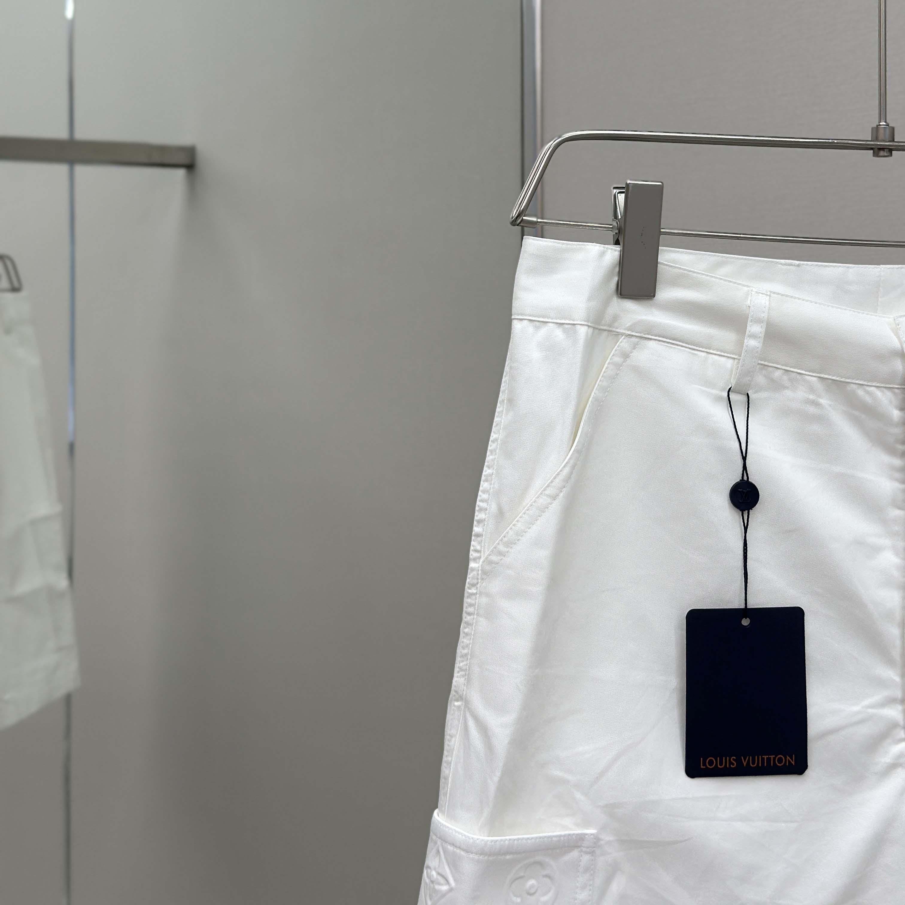 Louis Vuitton Monogram Pocket Cargo Shorts   - DopestKickz