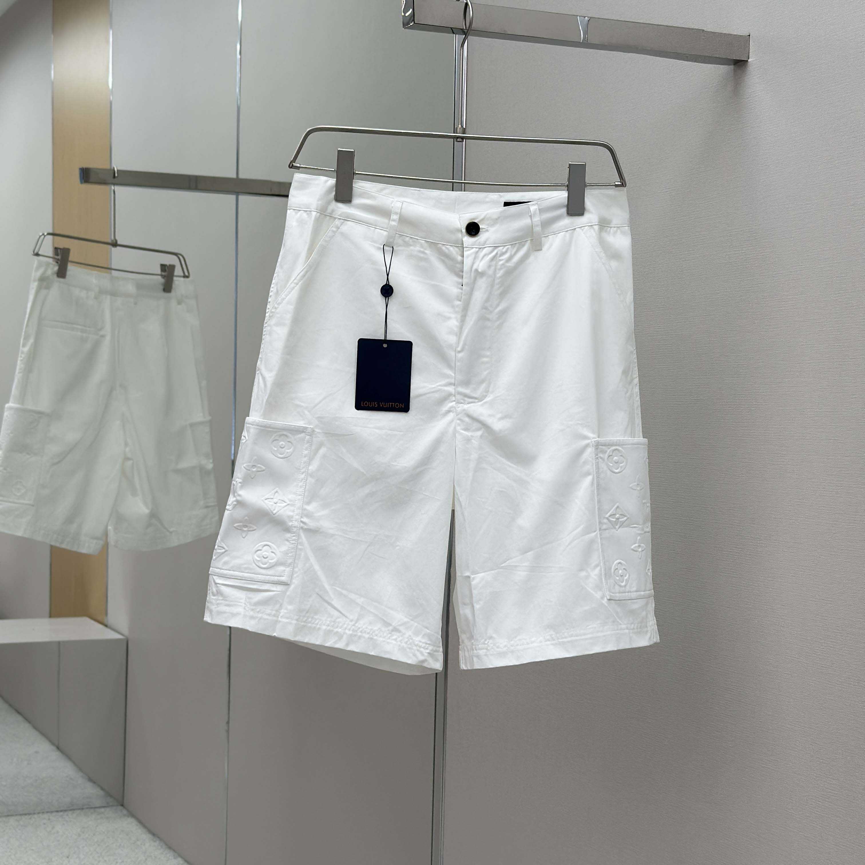 Louis Vuitton Monogram Pocket Cargo Shorts   - DopestKickz