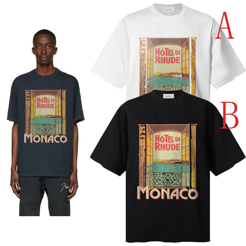 Rhude Hotel De Rhude Cotton T-shirt - DopestKickz