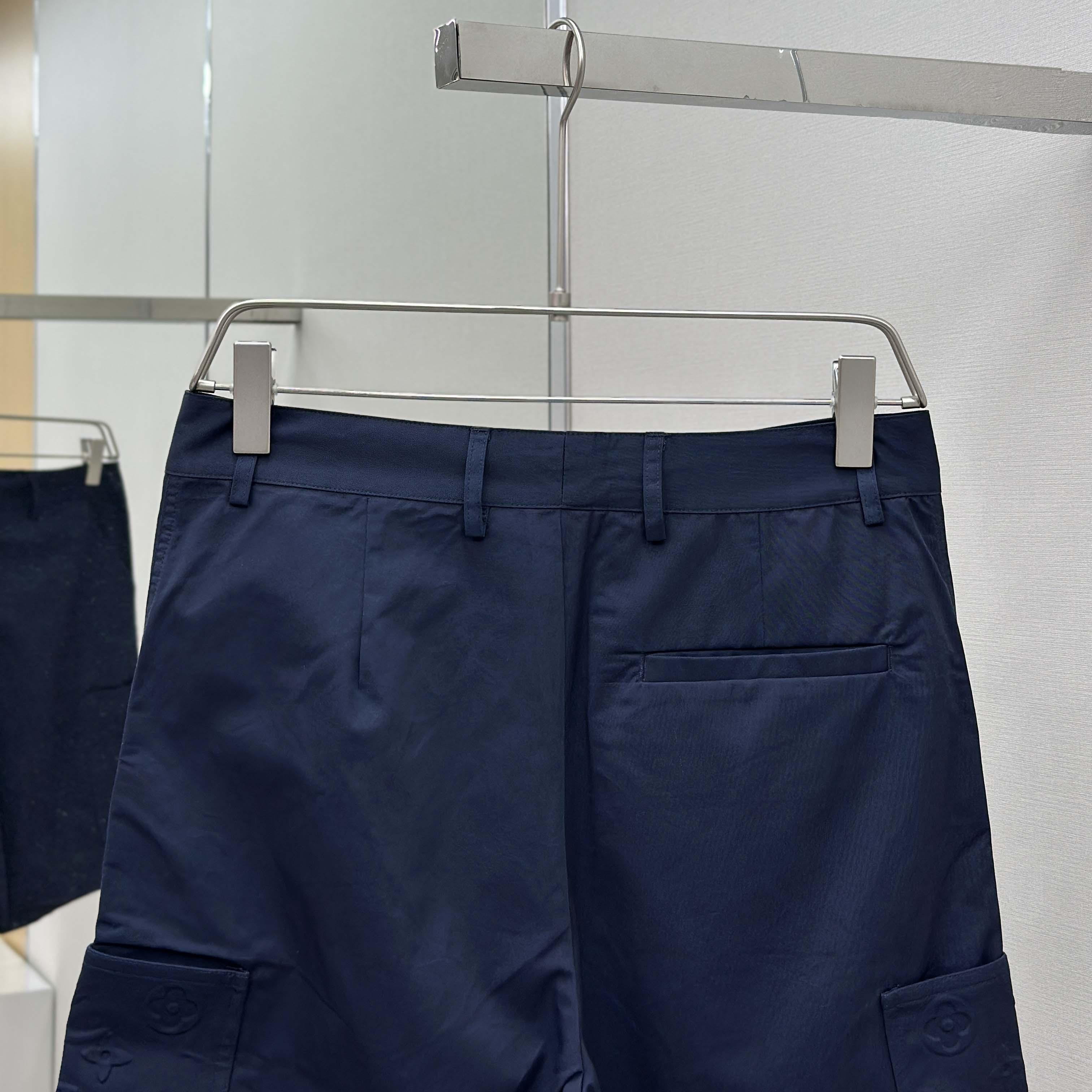 Louis Vuitton Monogram Pocket Cargo Shorts   1AHVTL - DopestKickz