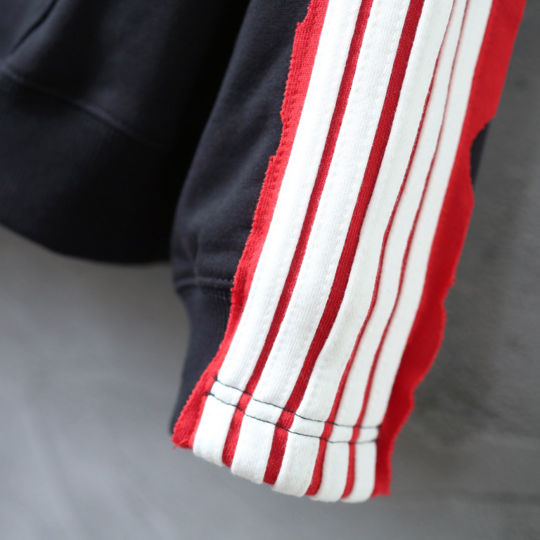 Balenciaga Unity Sports Icon Large Hoodie in faded black and white dry fleece - DopestKickz