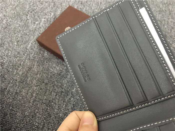 Short 6 Card Slots Billfold Wallet Grey - DopestKickz