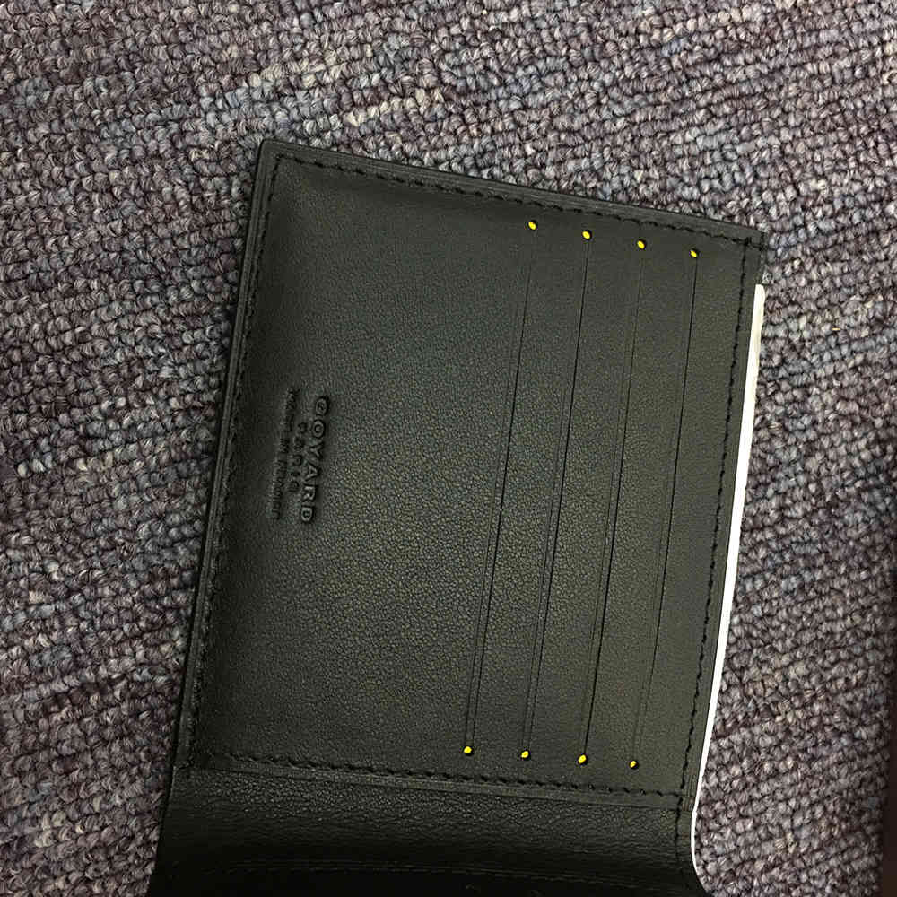 Short 6 Card Slots Billfold Wallet Black - DopestKickz