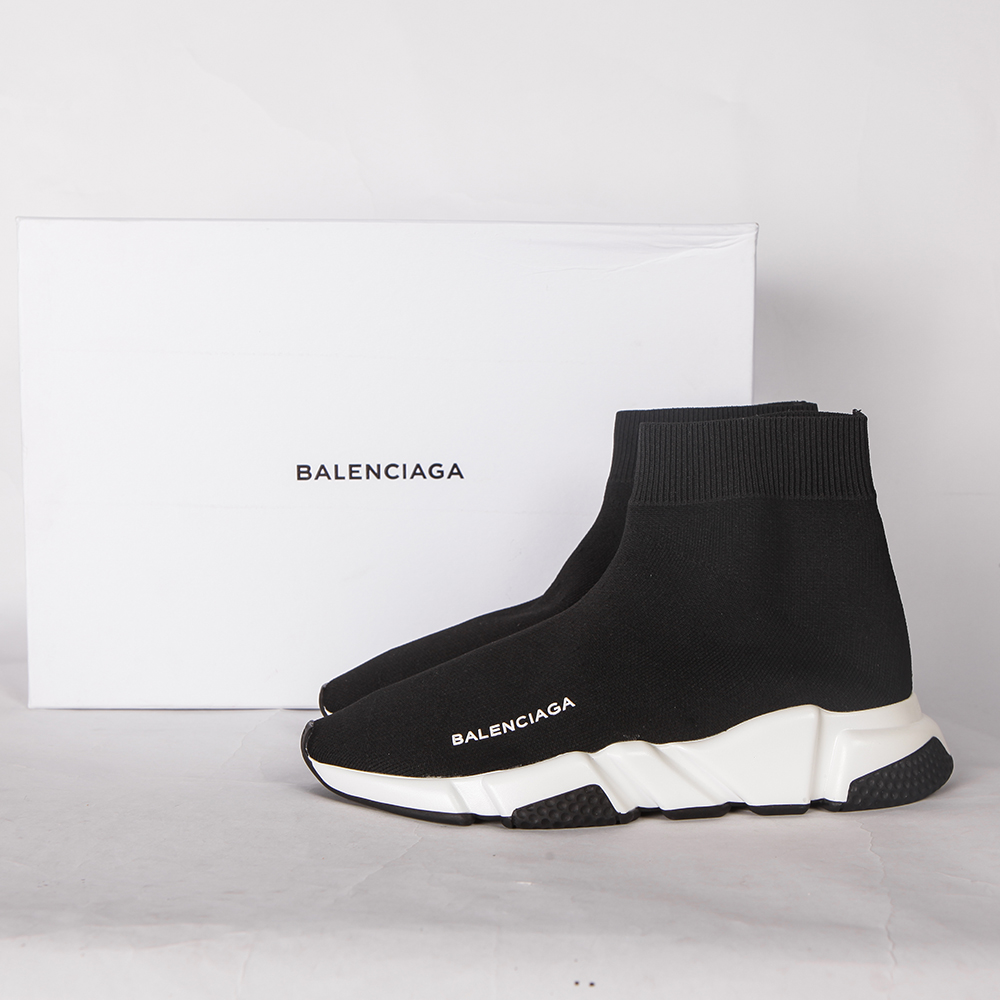 Balenciaga Speed Trainer Bicolor Black Sole - DopestKickz
