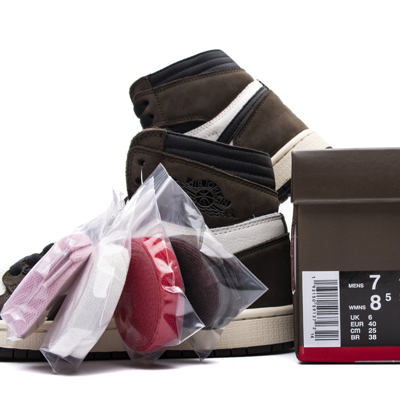 Jordan Travis Scott X Air 1 Sneakers - DopestKickz