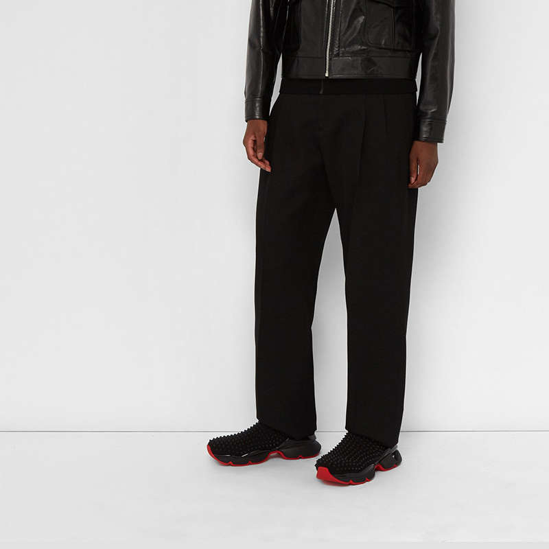 Christian Louboutin Spike-embellished Neoprene Sock Trainers - DopestKickz