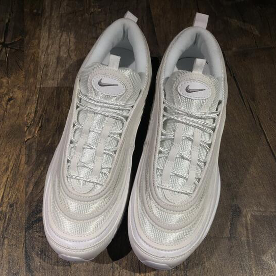 Nike Air Max 97 Triple White  Sneakers  - DopestKickz