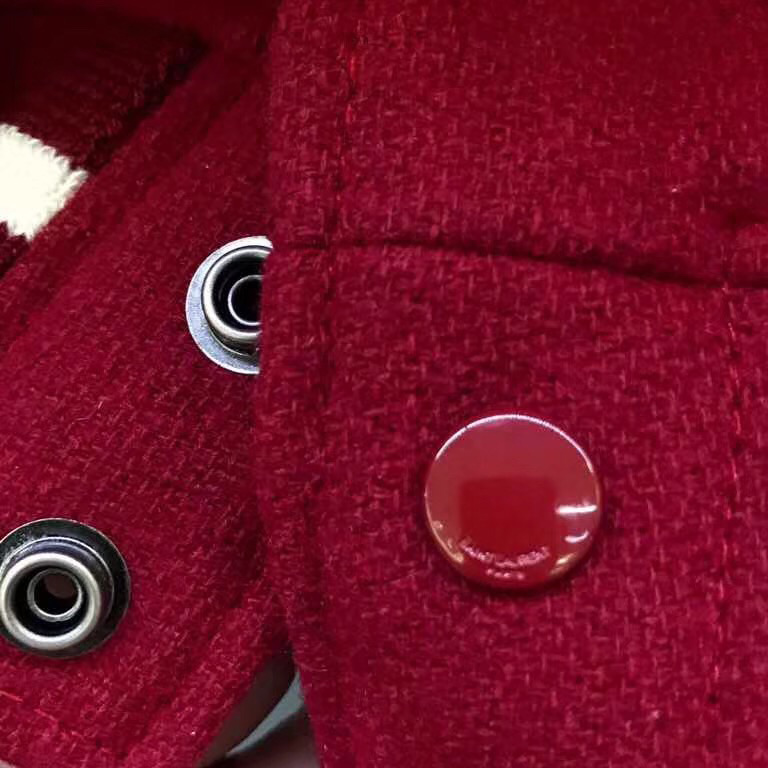 Saint Laurent Wool Varsity Jacket - DopestKickz