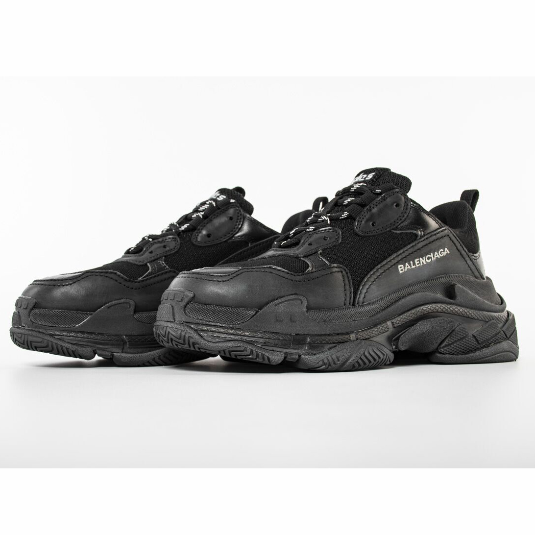 Balenciaga Triple S Trainers Black - DopestKickz