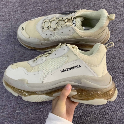Balenciaga Triple S Low-Top Trainers In Off White - DopestKickz