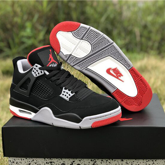 Jordan AJ 4 "Bred" Sneakers - DopestKickz