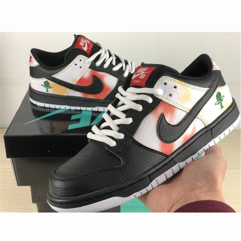 Nike Dunk SB Low Raygun Tue-Dye In White/Black - DopestKickz