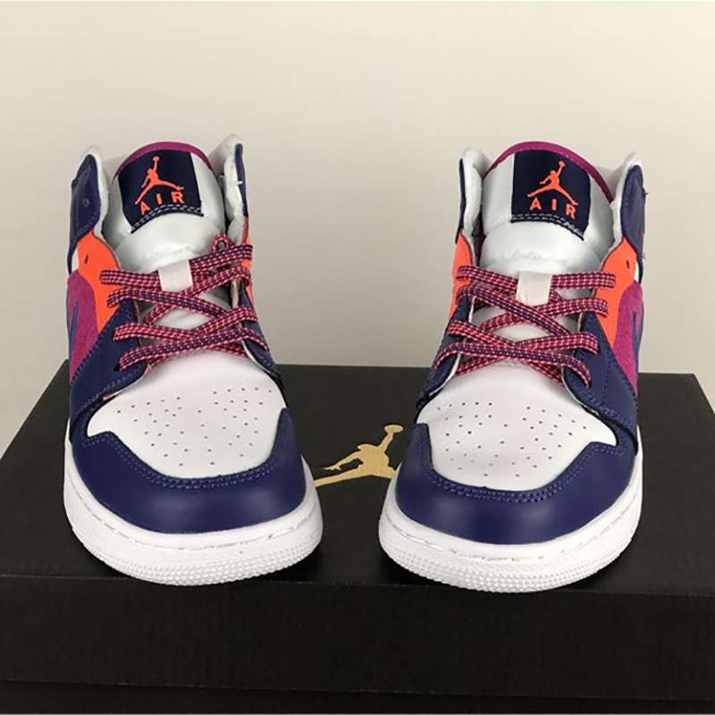 Jordan Air Jordan 1 Mid GS Fire Pink - DopestKickz