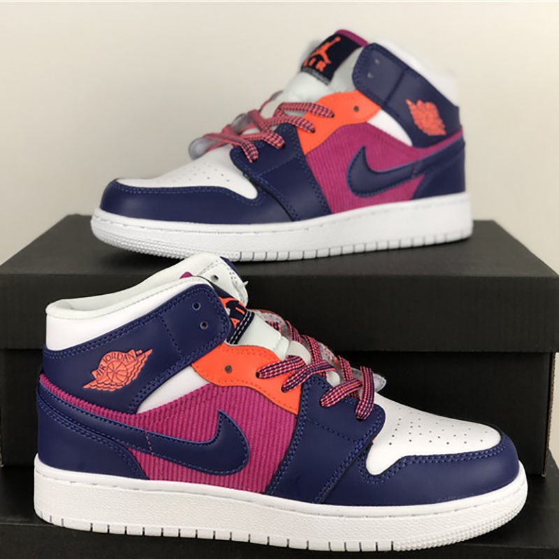 Jordan Air Jordan 1 Mid GS Fire Pink - DopestKickz