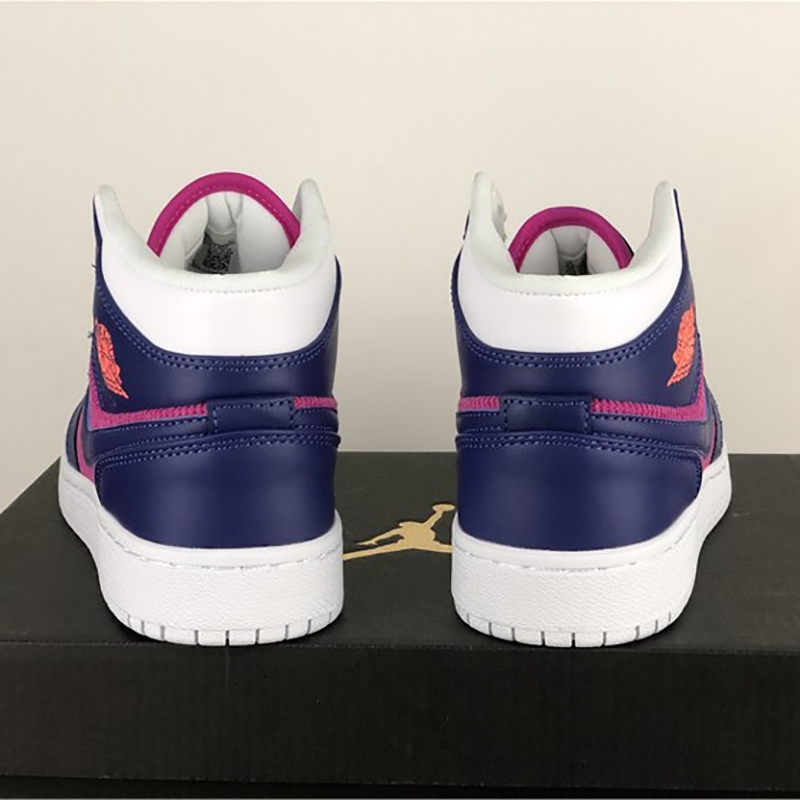 Jordan Air Jordan 1 Mid GS Fire Pink - DopestKickz