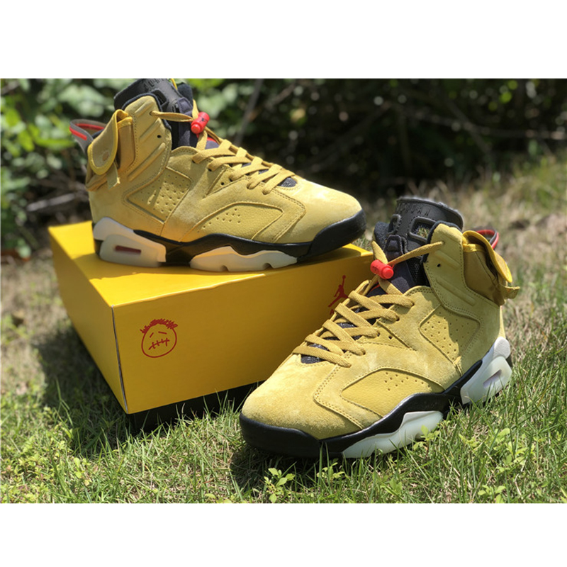 Jordan Travis Scott AJ6 Yellow - DopestKickz