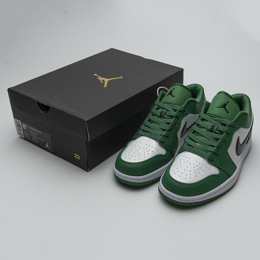 Jordan AJ1 Low Pine Green - DopestKickz