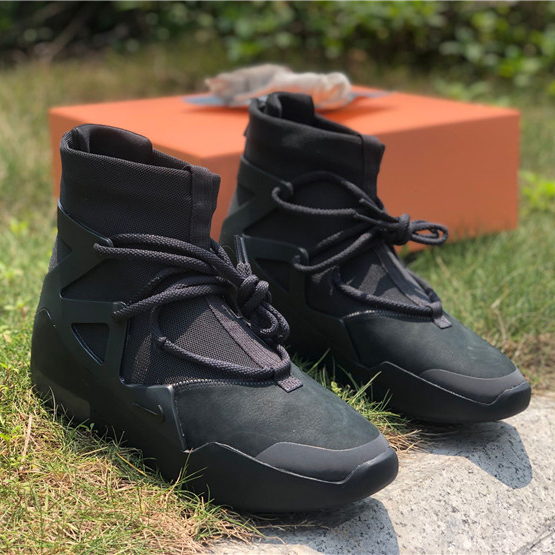 Nike Air Fear Of God 1 " Triple Black " - DopestKickz