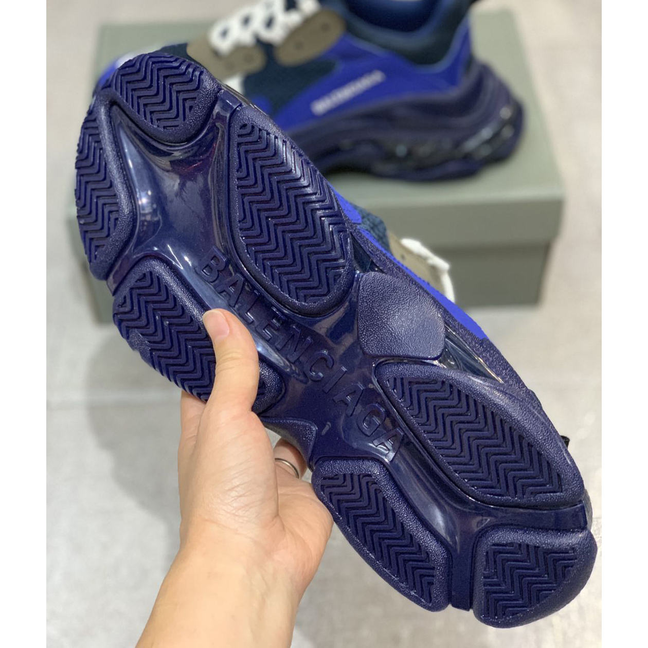 Balenciaga Triple S Clear Sole Sneaker  - DopestKickz