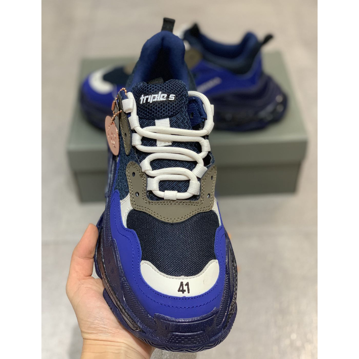 Balenciaga Triple S Clear Sole Sneaker  - DopestKickz