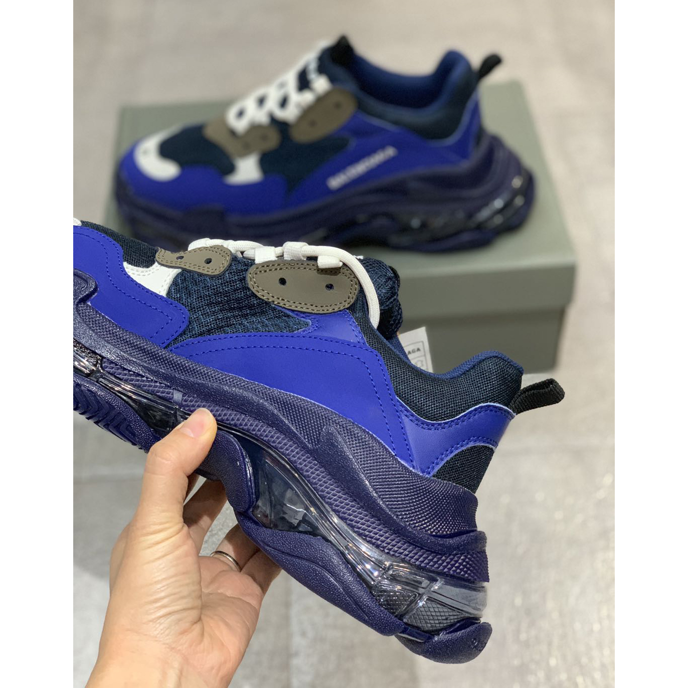 Balenciaga Triple S Clear Sole Sneaker  - DopestKickz