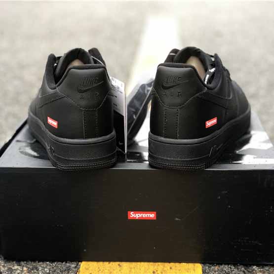 Nike X Supreme Air Force 1 Black - DopestKickz