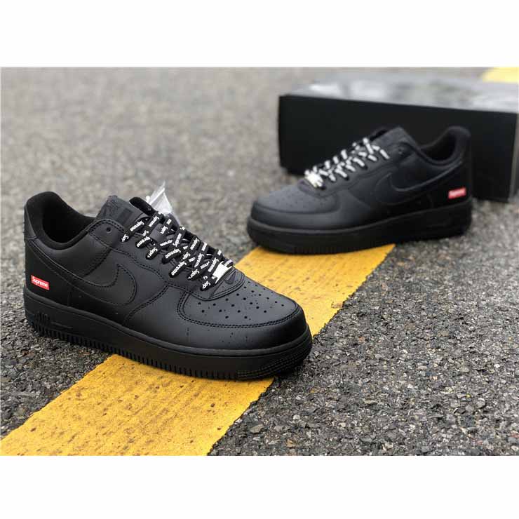 Nike X Supreme Air Force 1 Black - DopestKickz